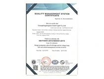 ISO 9001 Certificate