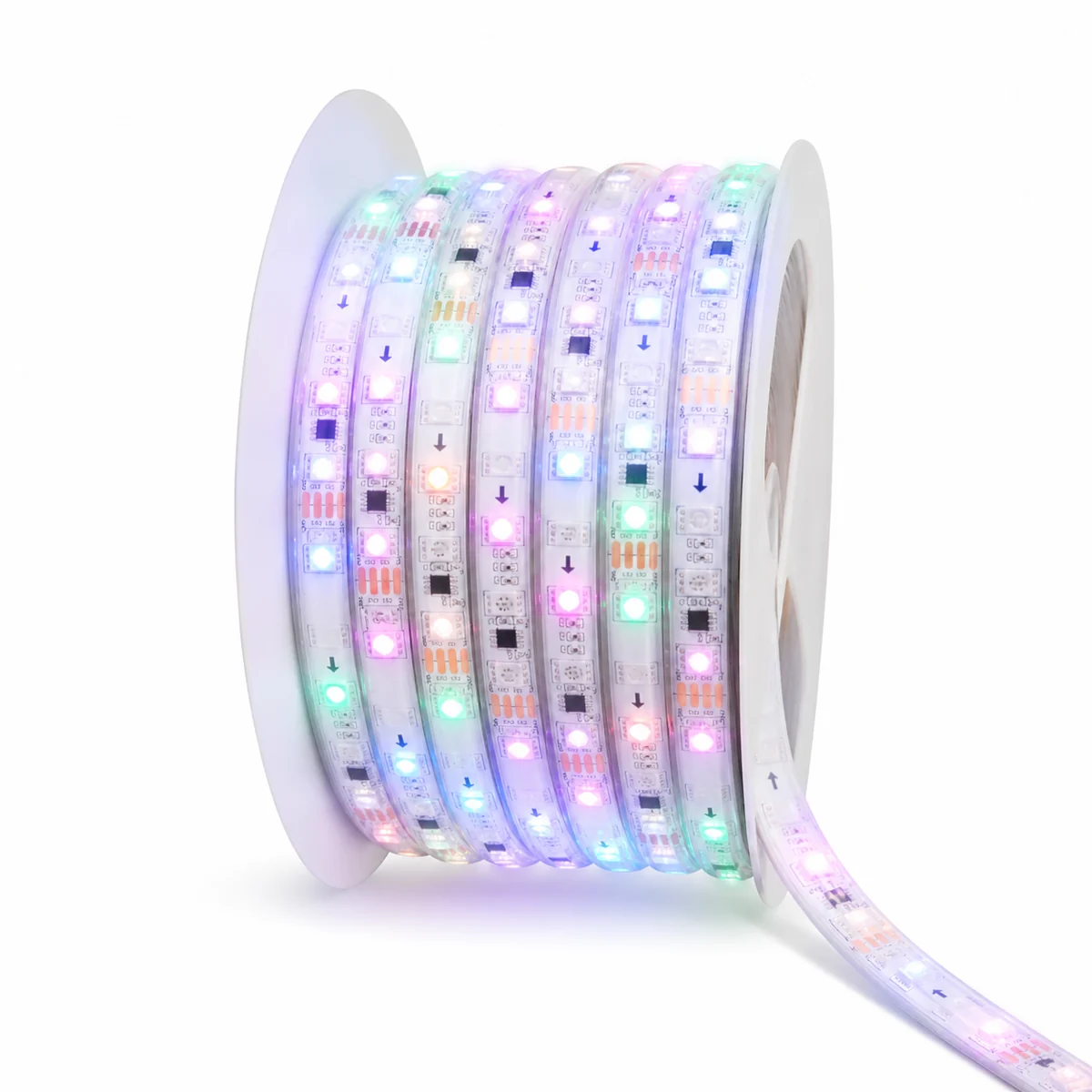 SMD5050 10mm 60LED DC24V IP68 RGB Magic LED Strip product photo