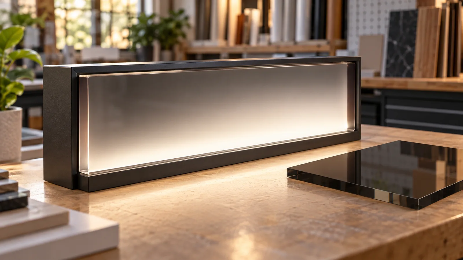 Can an LED Strip Backlight Black Acrylic?