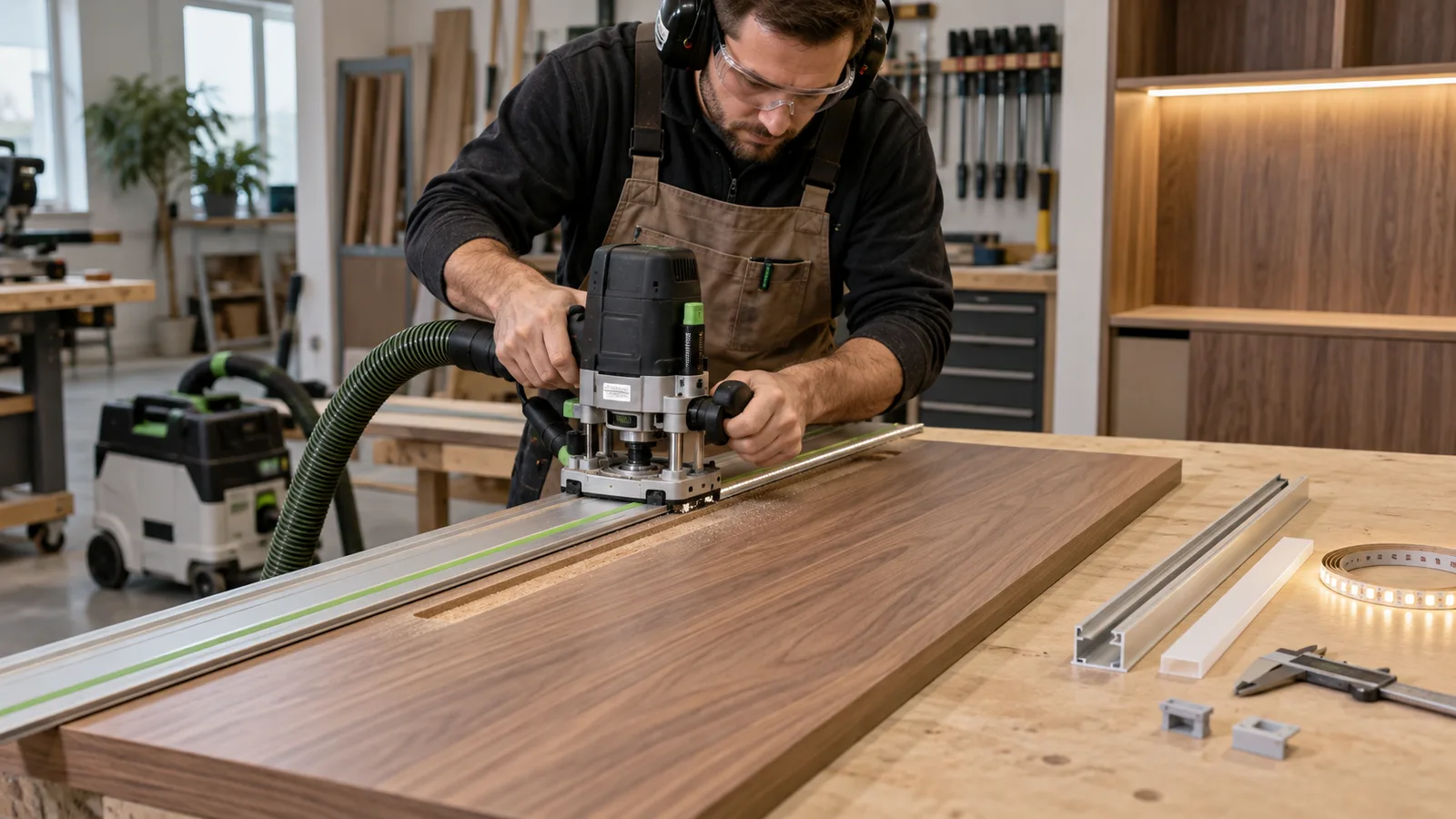 How to Cut a Wood Slot for LED Strip Lights