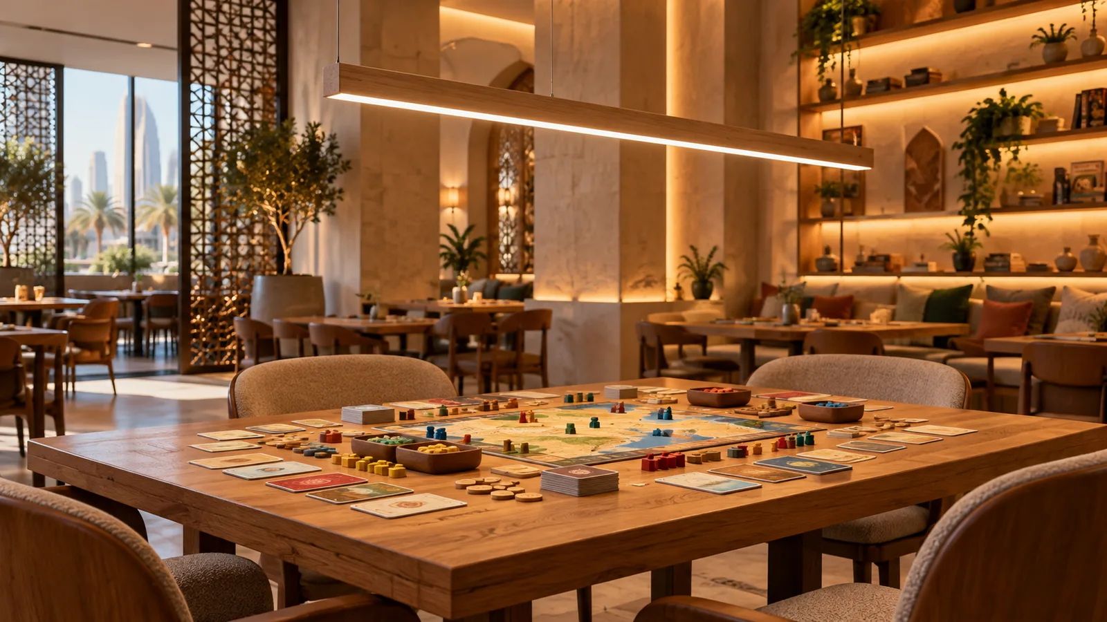 5 Best LED Strip Layouts for Board Game Cafés in the GCC