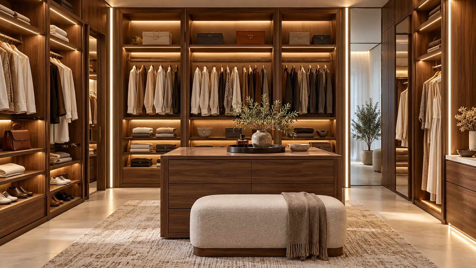 5 Best LED Strip Layouts for Wardrobes in UAE and Saudi Projects