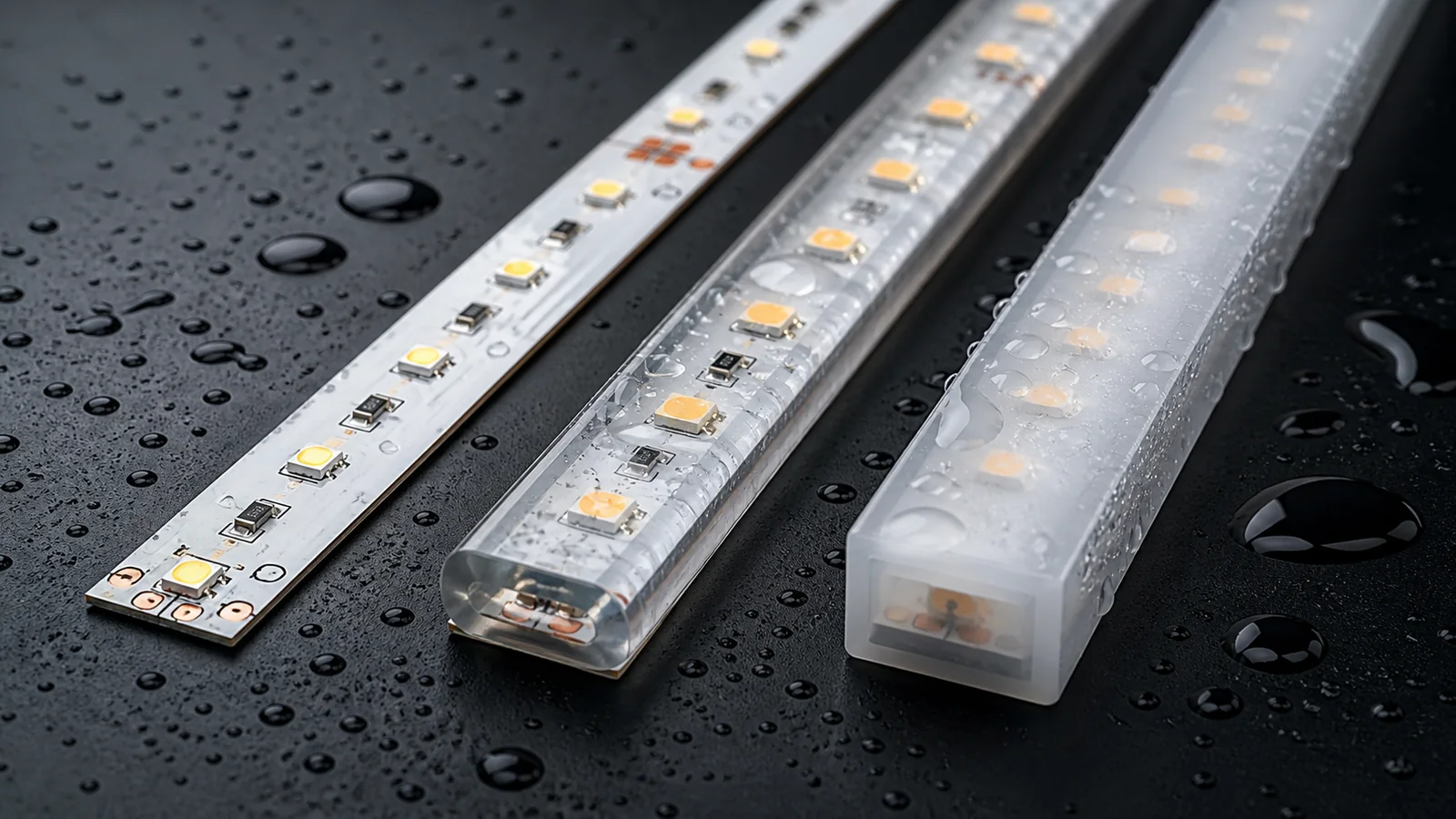 IP20 vs IP65 vs IP68 LED Strip: Waterproof Rating Guide for Buyers