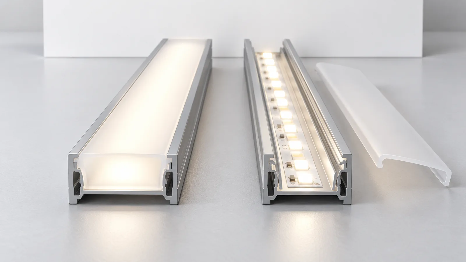 Why Does an LED Strip Look Different Through a Diffuser?