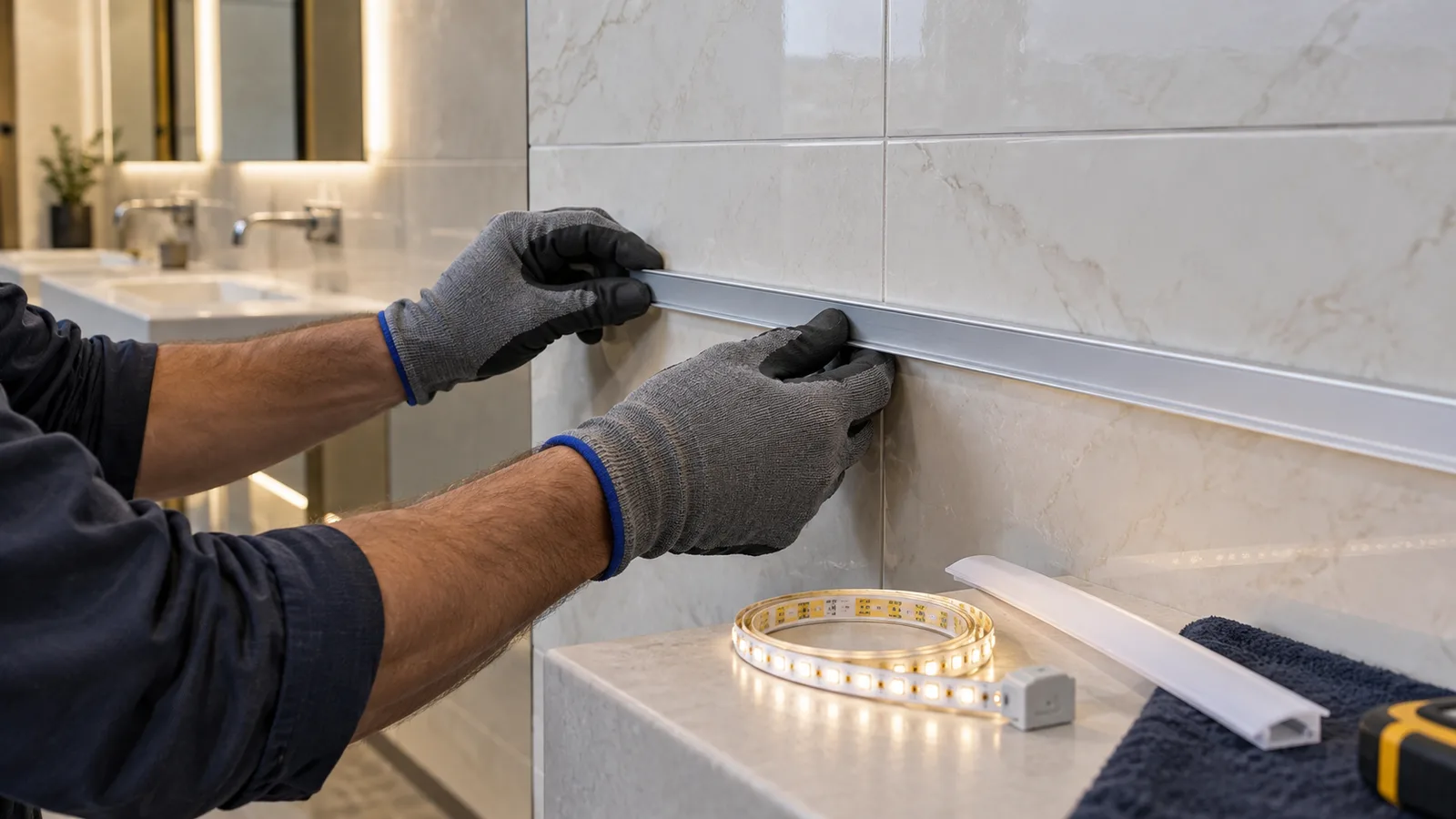 Can You Install LED Strip Lights on Tile?