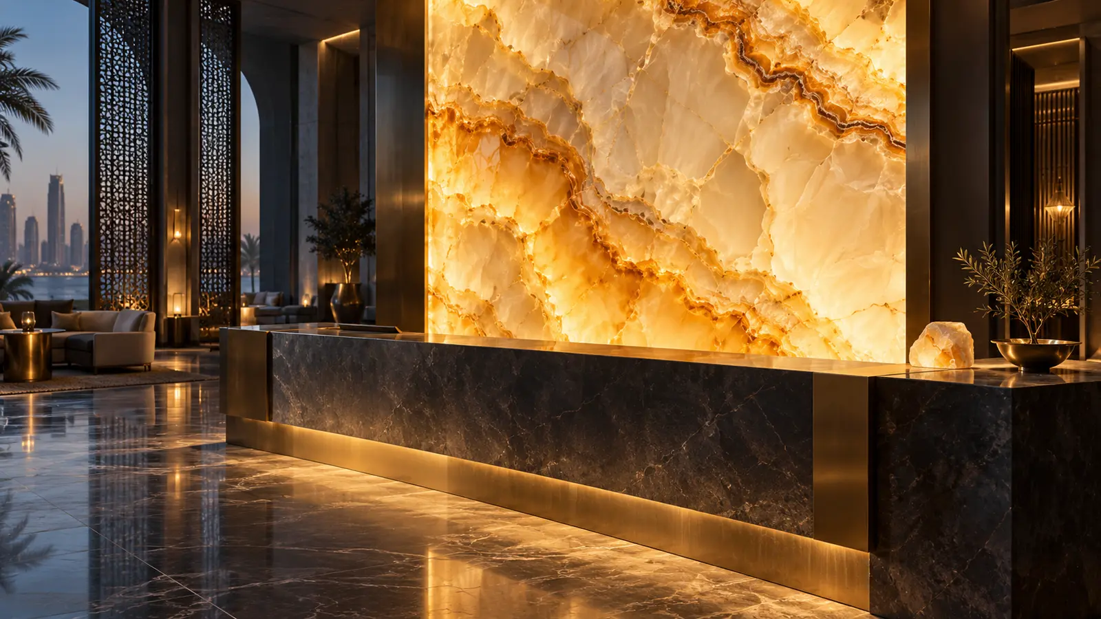 Can LED Strip Lights Backlight Onyx and Translucent Stone?