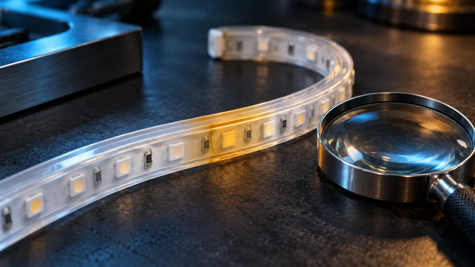 Why Does a Waterproof LED Strip Turn Yellow?